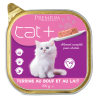 Cat+ 16*100g - Pâté Complet Kitten au Bœuf et Lait