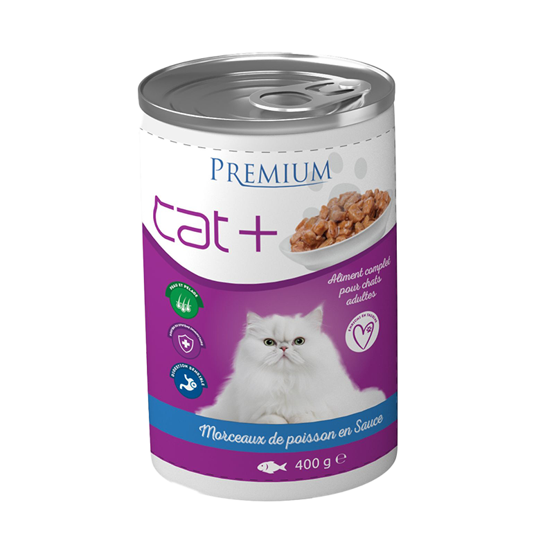 Cat+ 10*400g - Boîte au Poisson