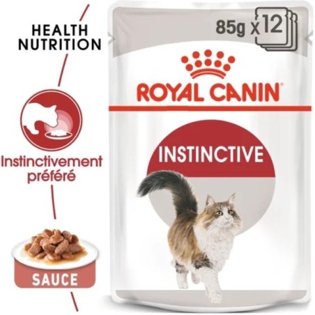 Royal Canin Instinctive  – Aliment humide pour chat (sachet 1*85 g)