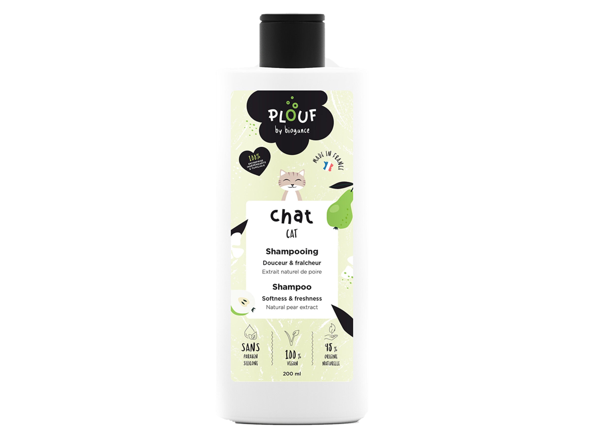 PLOUF Shampooing Chat (Cat Shampoo) 200ml