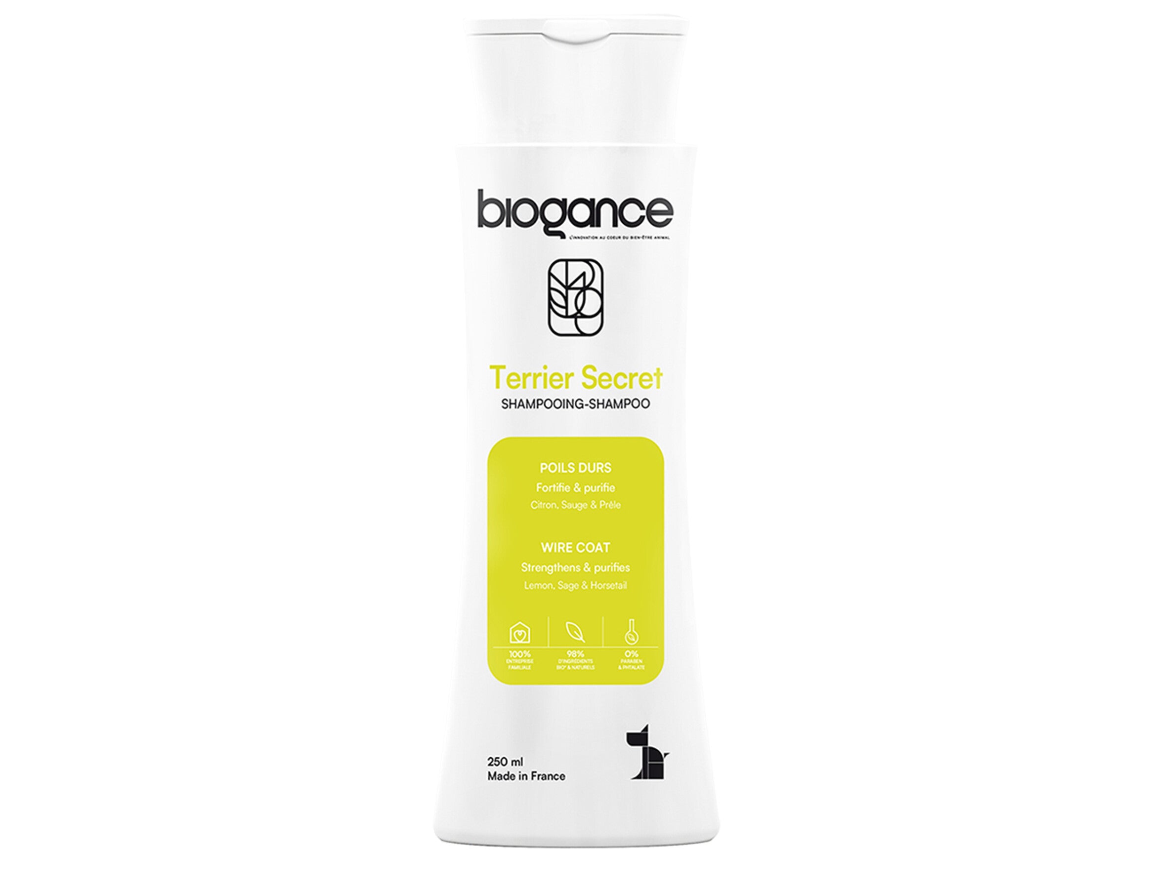 Shampooing Poils Durs Terrier Secret (Wire Coat Shampoo) 250ml