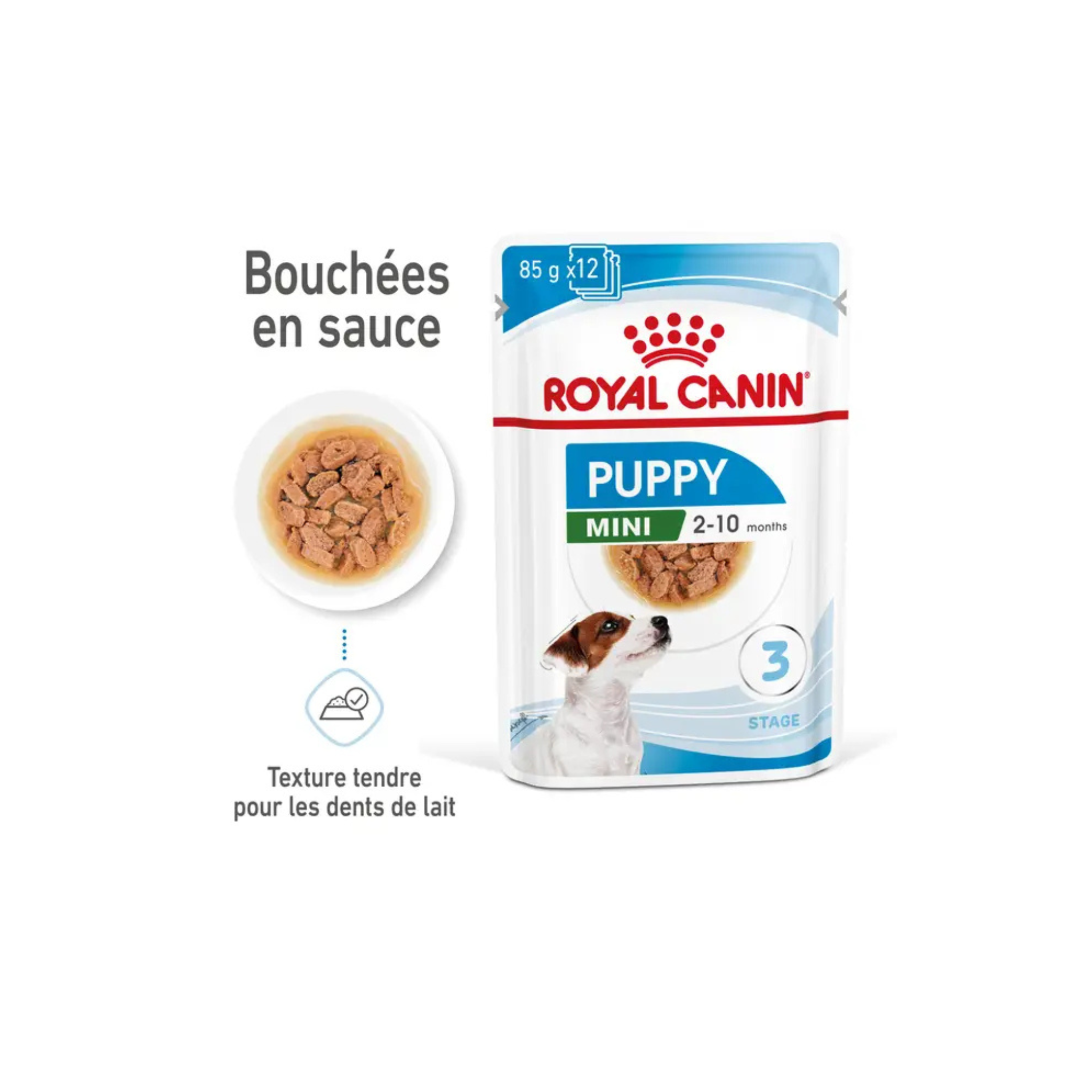 ROYAL CANIN® Mini Puppy Sauce - Sachet fraîcheur pour chiot