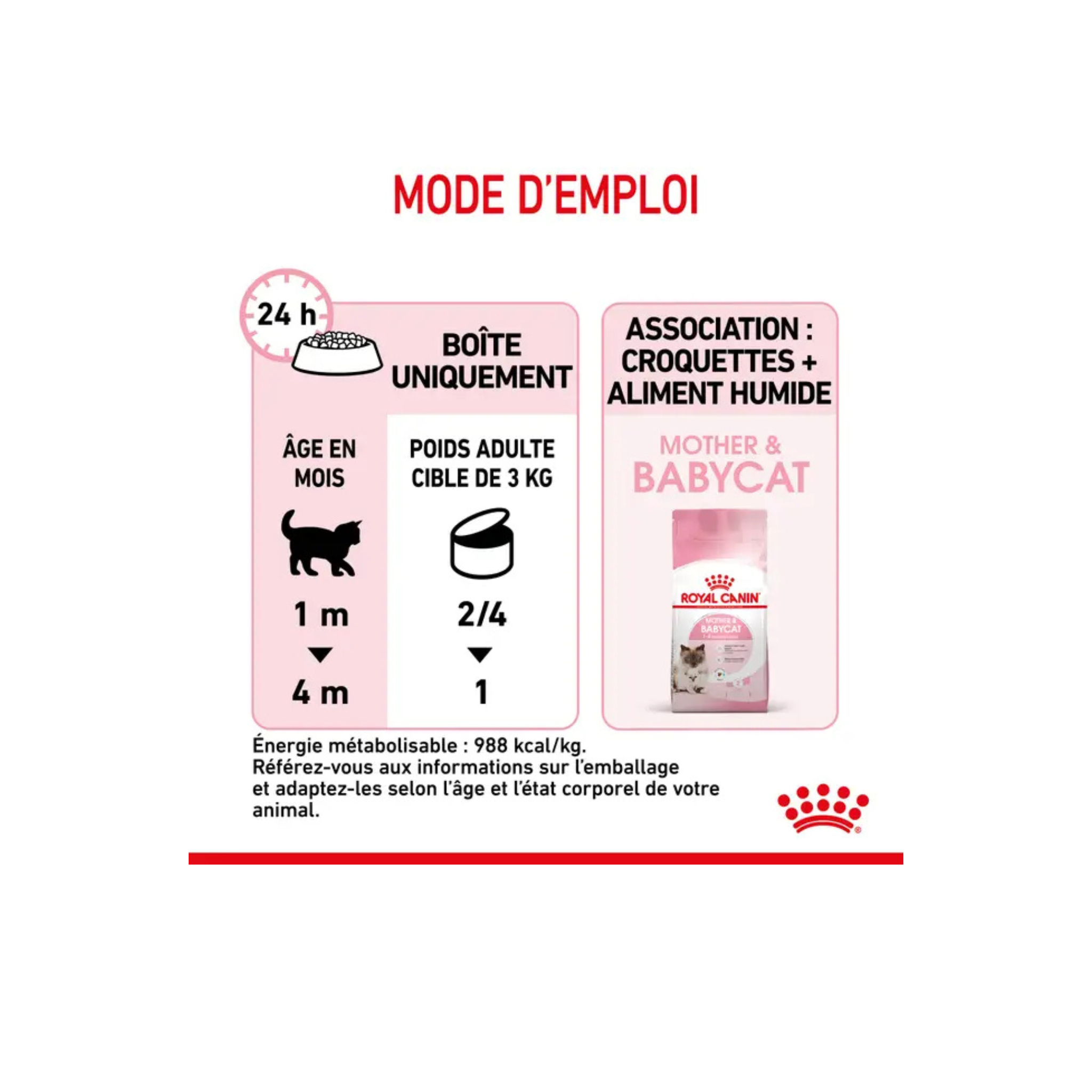 ROYAL CANIN® Mother & Babycat Mousse pour chatte et chaton
