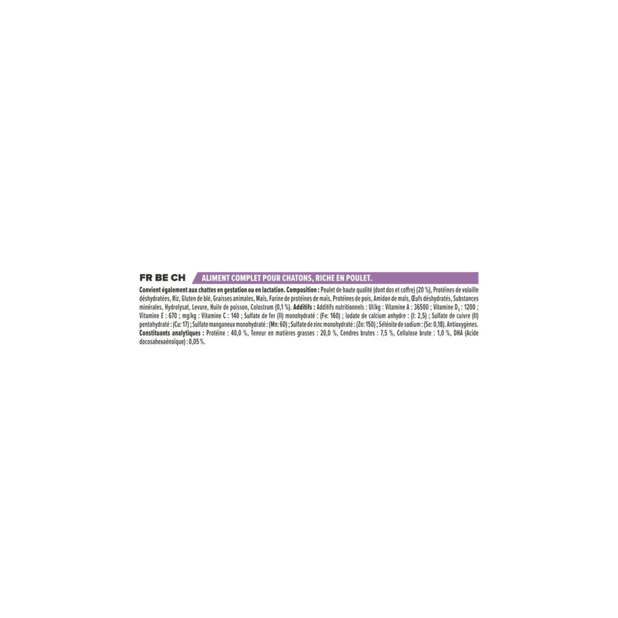 Purina® PRO PLAN® Kitten Healthy Start - Croquettes au poulet
