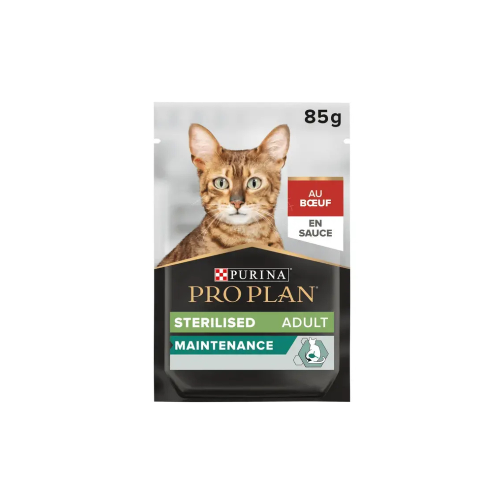 PURINA® PRO PLAN® MAINTENANCE STERILISED BOEUF & POULET EN SAUCE