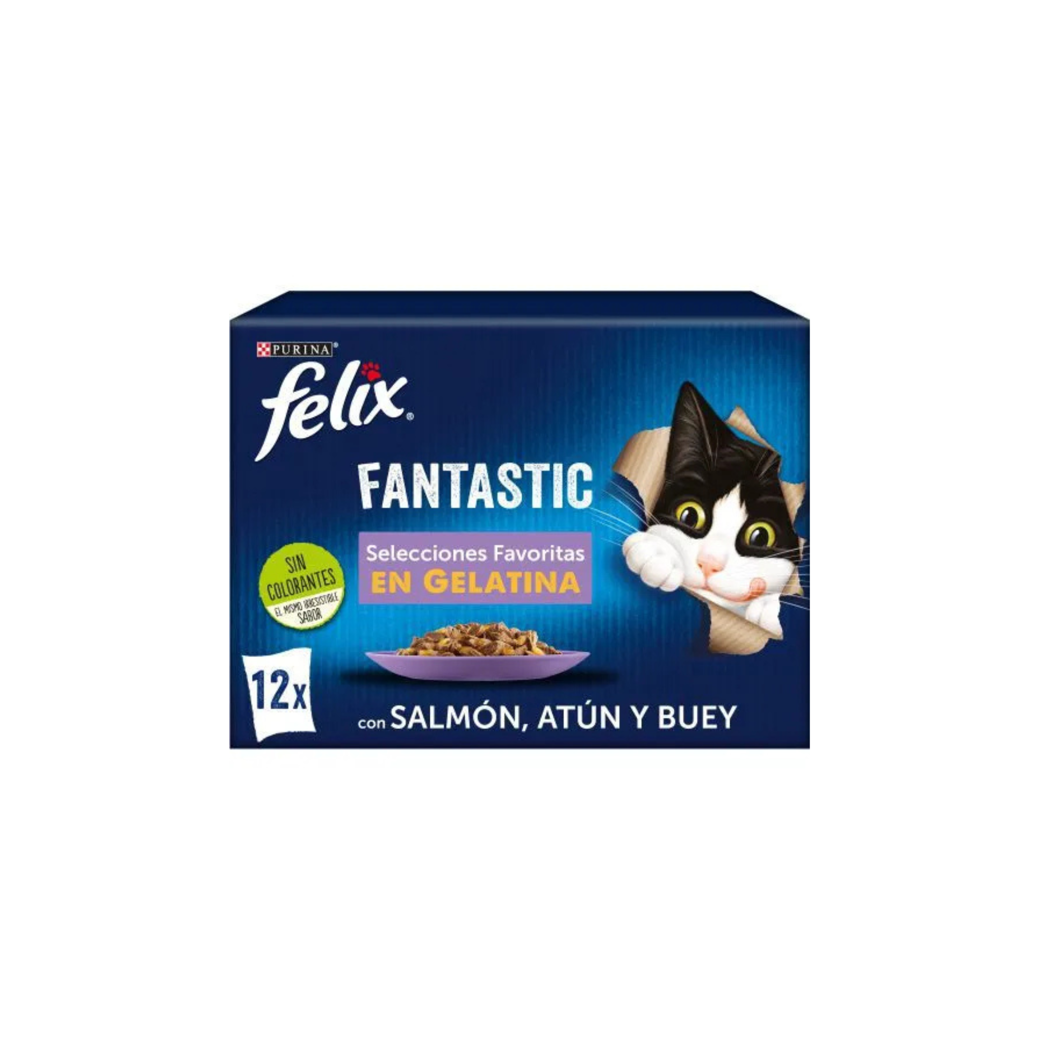 PURINA® FELIX® Fantastiques sélections préférées en gélatine 12x85g