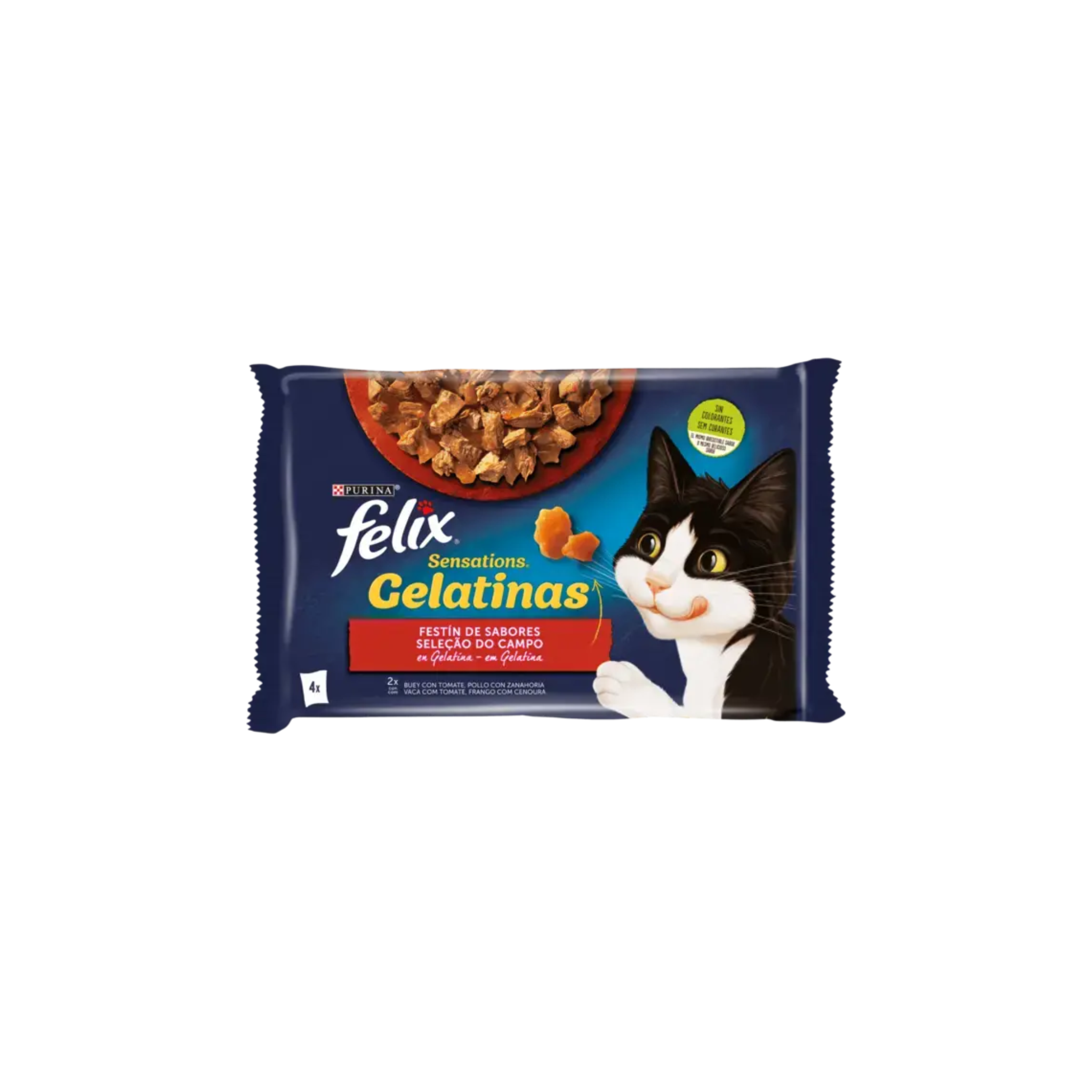 PURINA® FELIX® Sensations Festin de Saveurs en Gélatine 4x85g