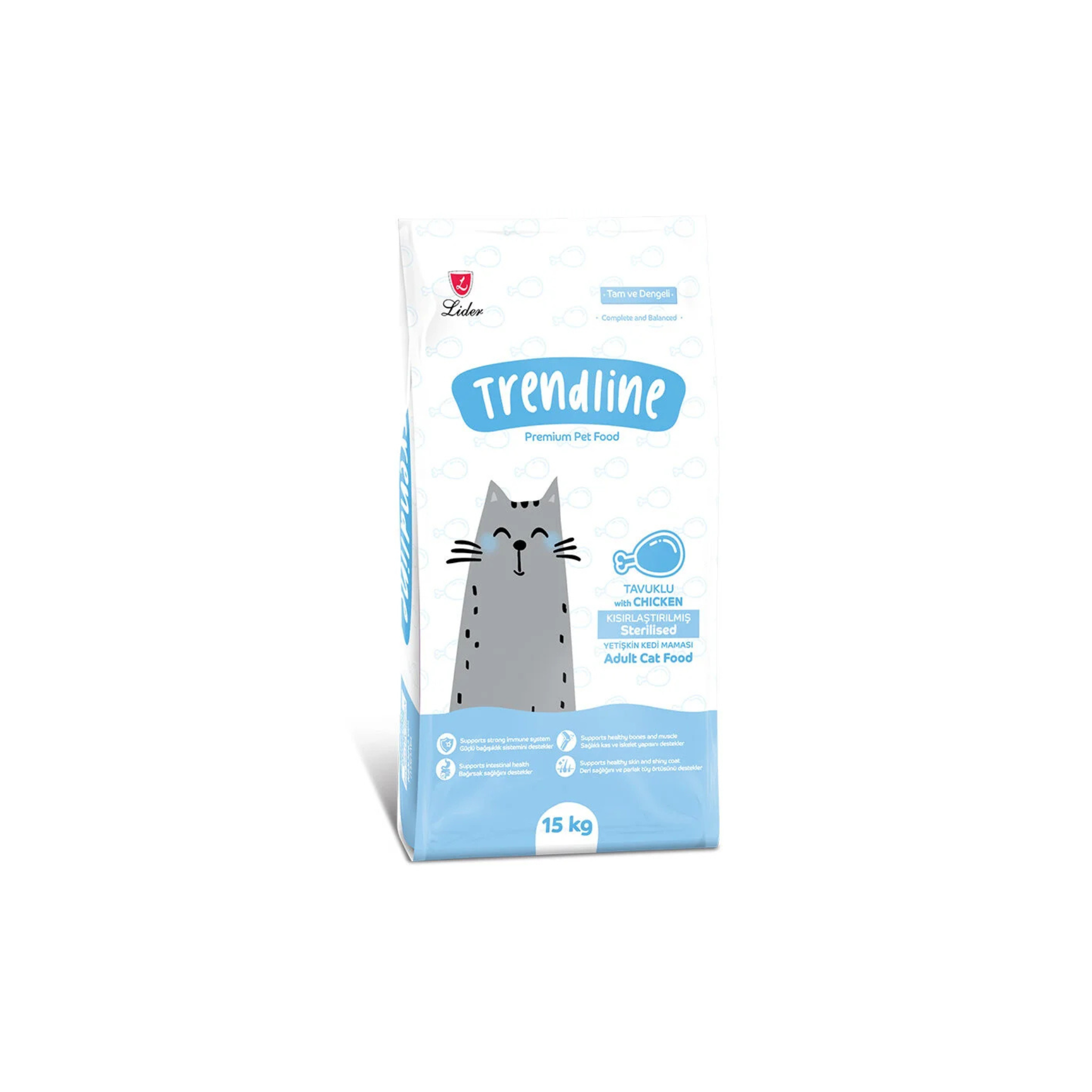 Croquettes Adultes Stérilisés Trendline 15kg
