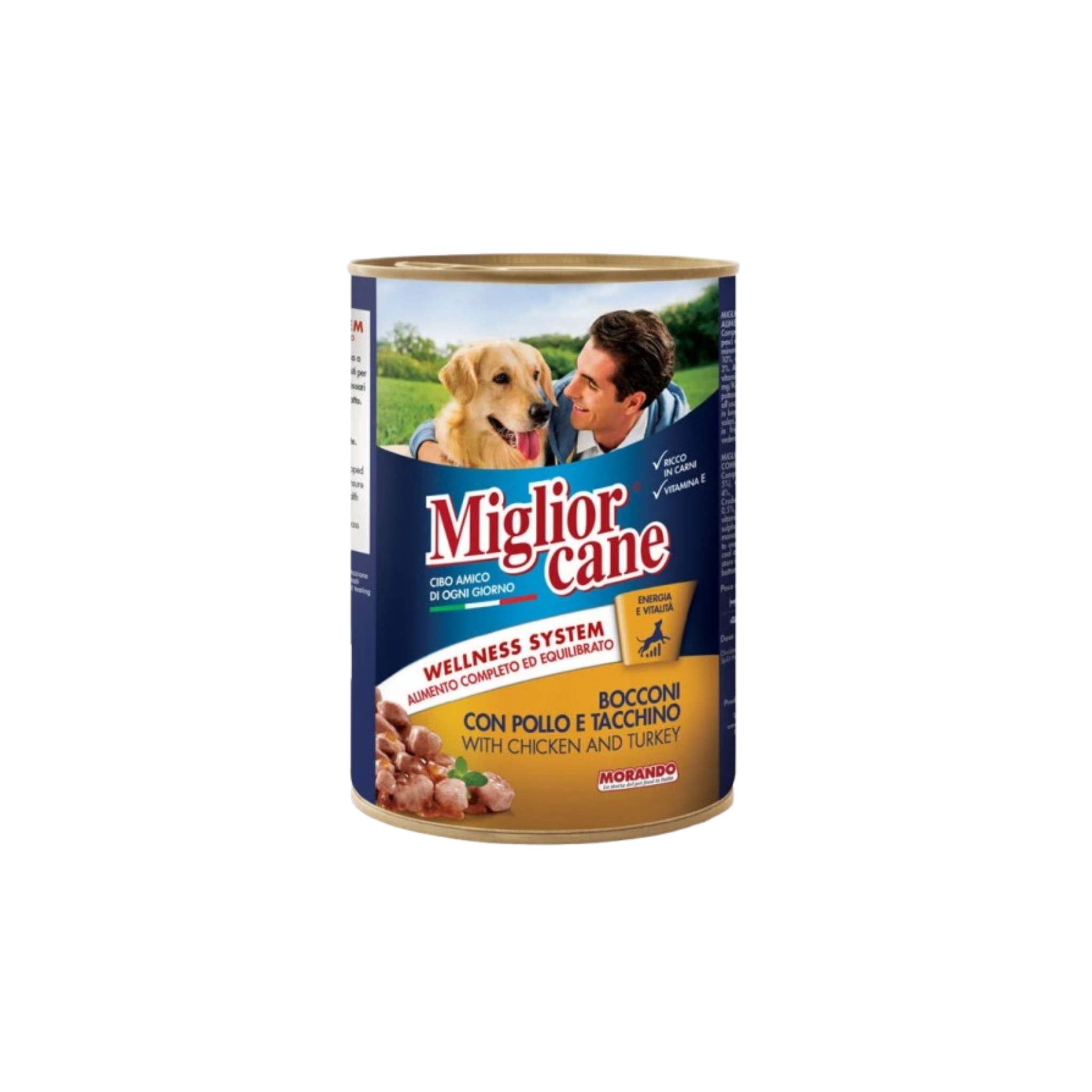 Miglior Cane® Morceaux de Viande Poulet et Dinde avec Sauce 405 GR