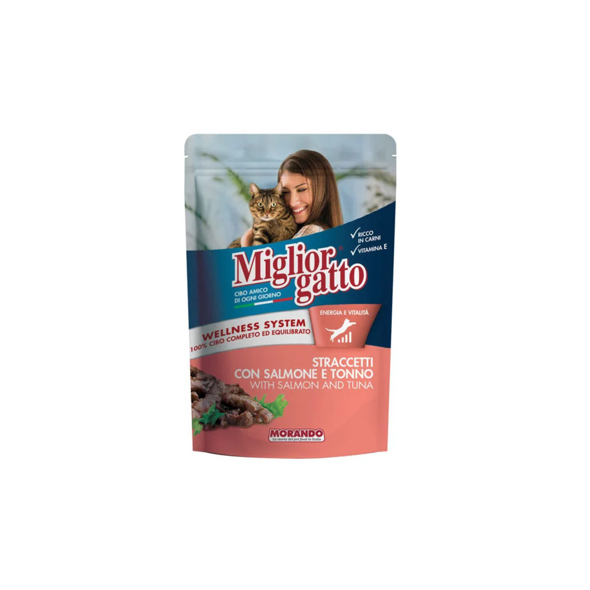 Miglior Gatto® Morceaux de Saumon Thon avec Sauce 100GR