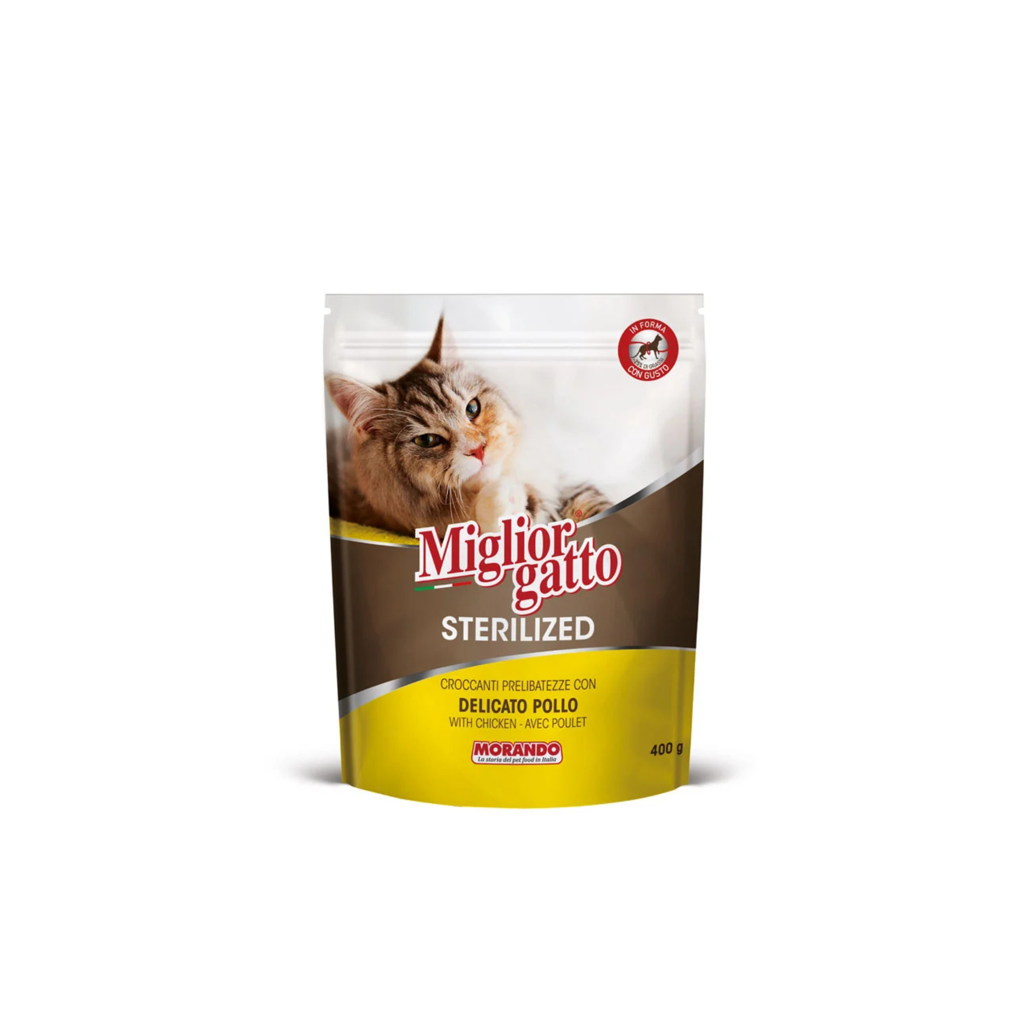 Miglior Gatto® Croquettes Adultes Stérilisés Poulet Morando 400GR