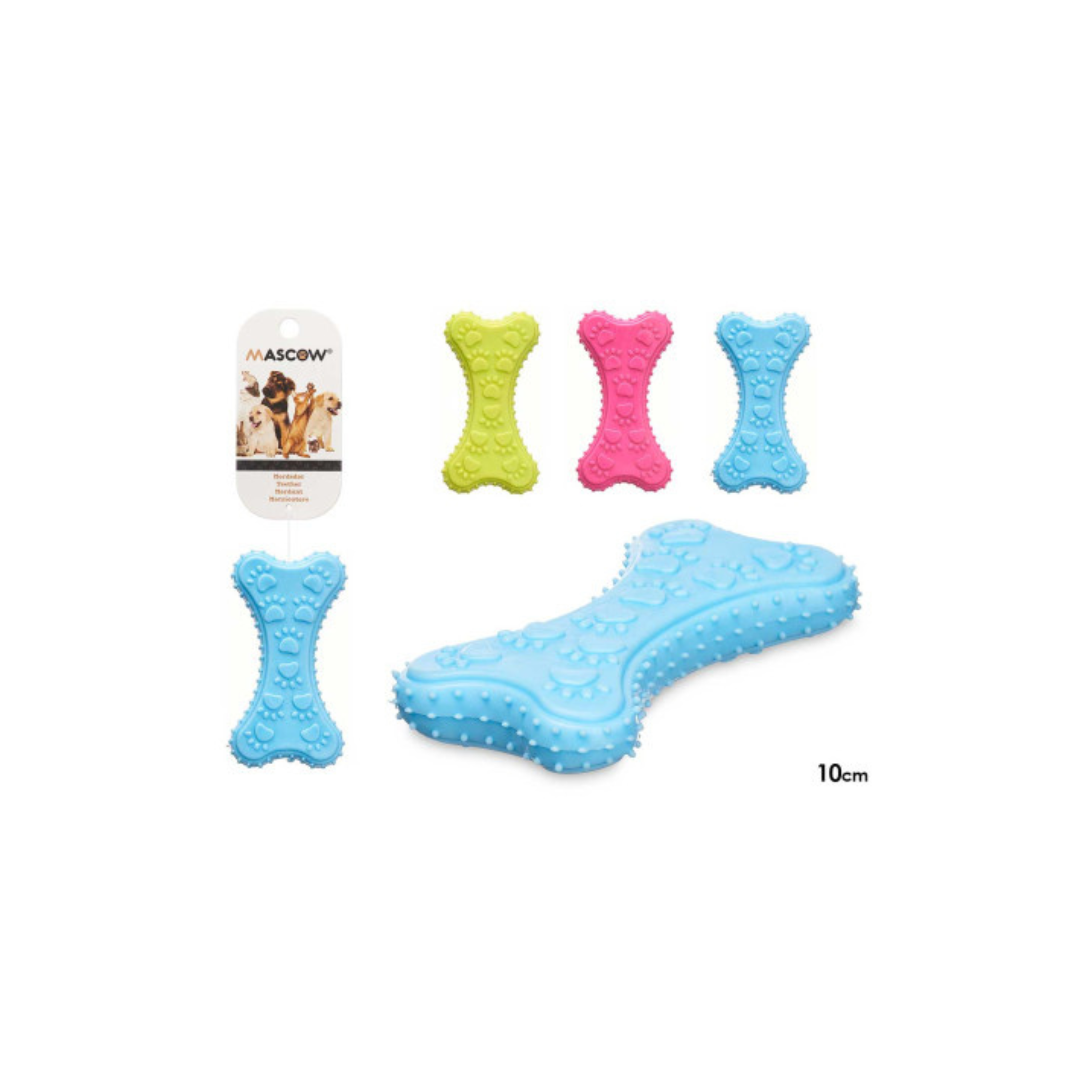 Os à mâcher en silicone 10 cm – grand