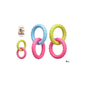 Set 2 anneaux jouets en silicone 8 cm