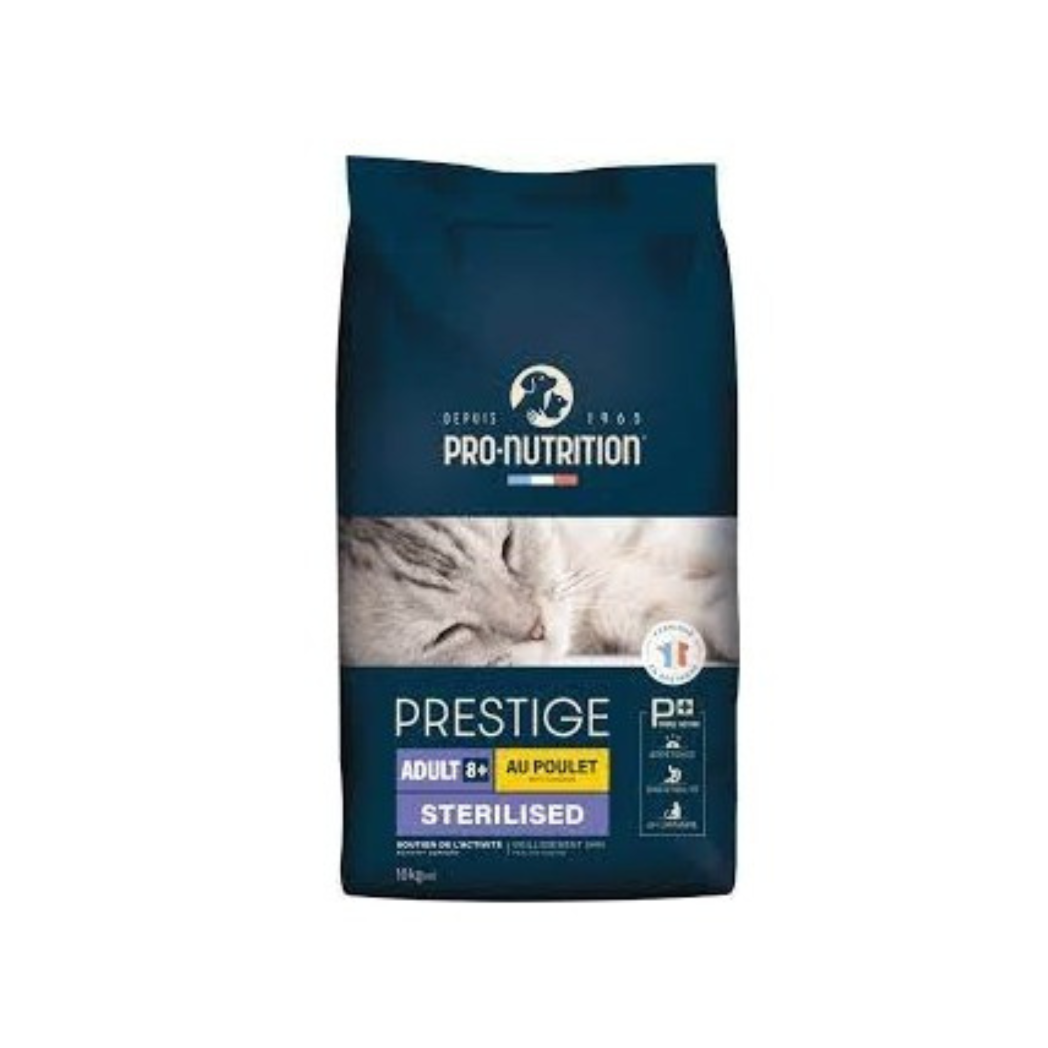 Crocktail Croquettes Chat Senior 8+ Stérilisé au Poulet 10 kg