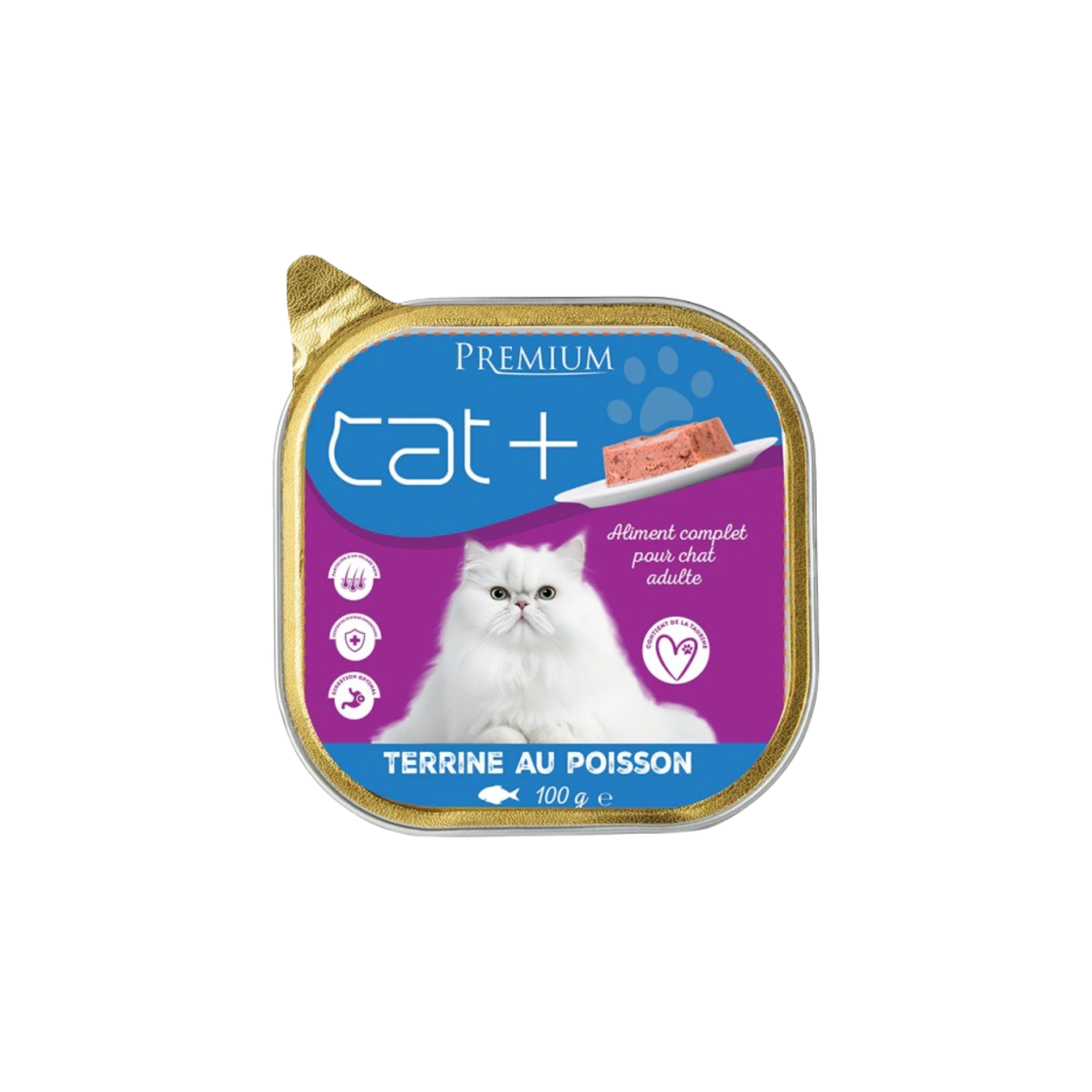 CAT PLUS — Pâtée en Terrine au Poisson 100 g