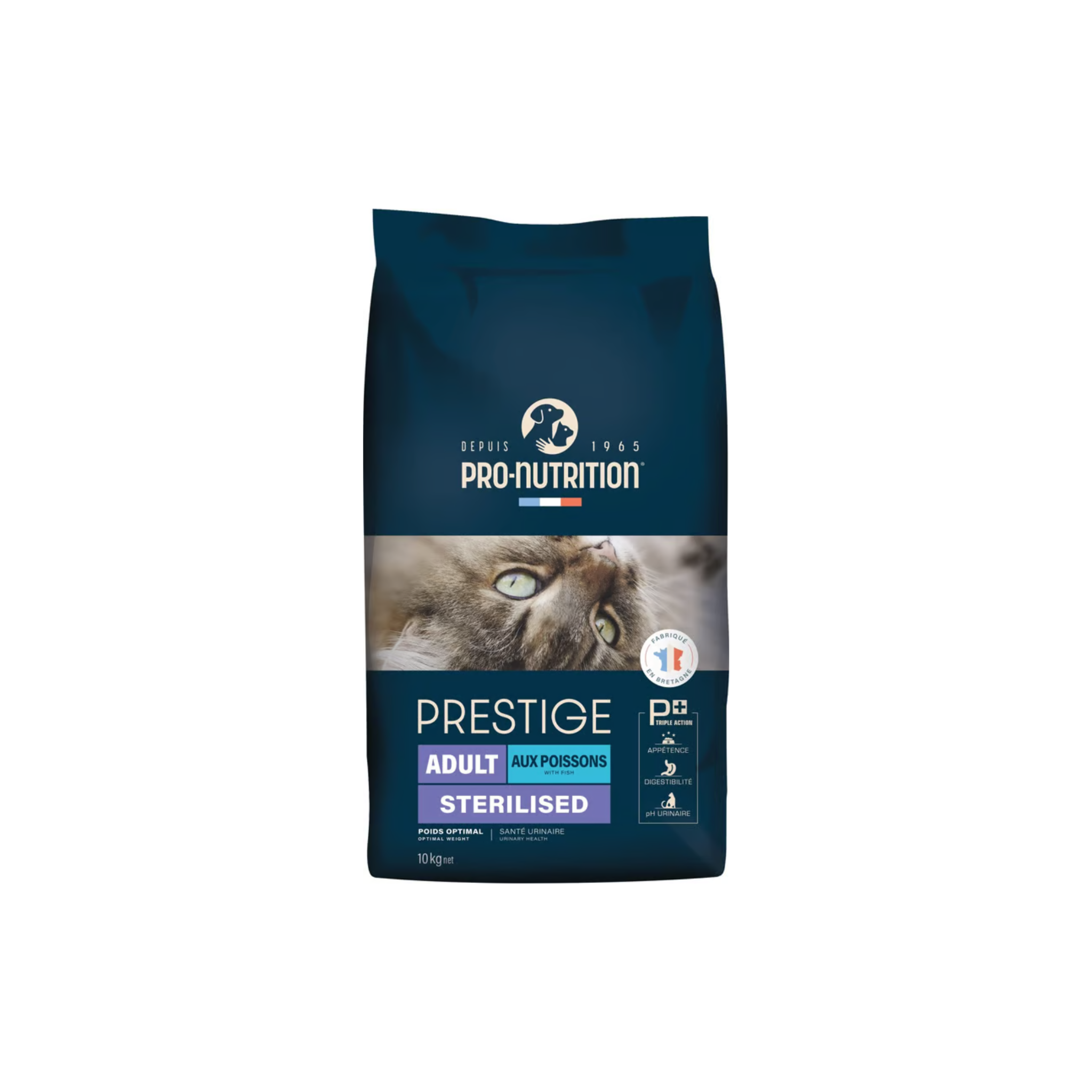 Crocktail Croquettes Chat Adulte Stérilisé au Poisson 10 kg