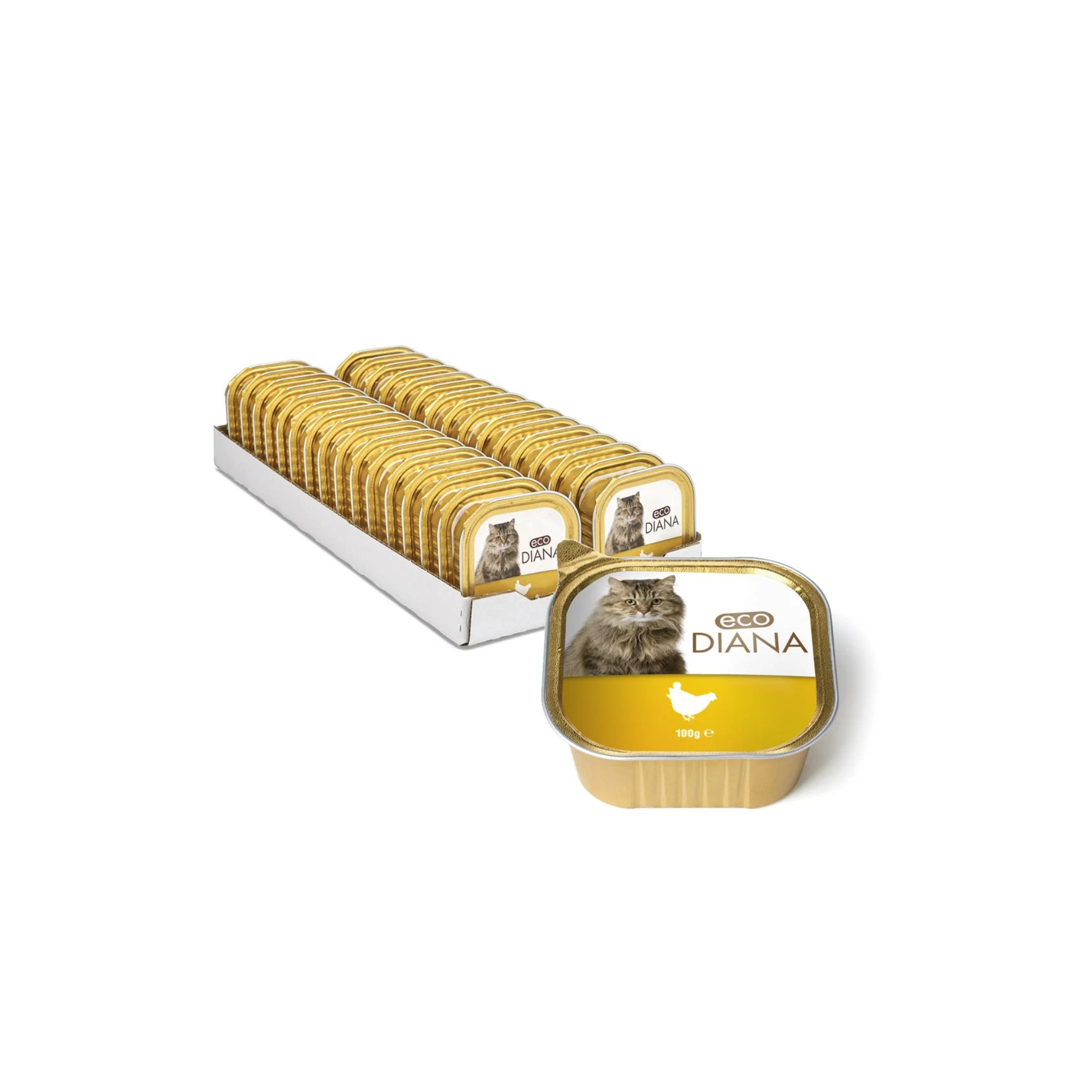 ECO DIANA — Pâtée en Terrine au Poulet 100 g