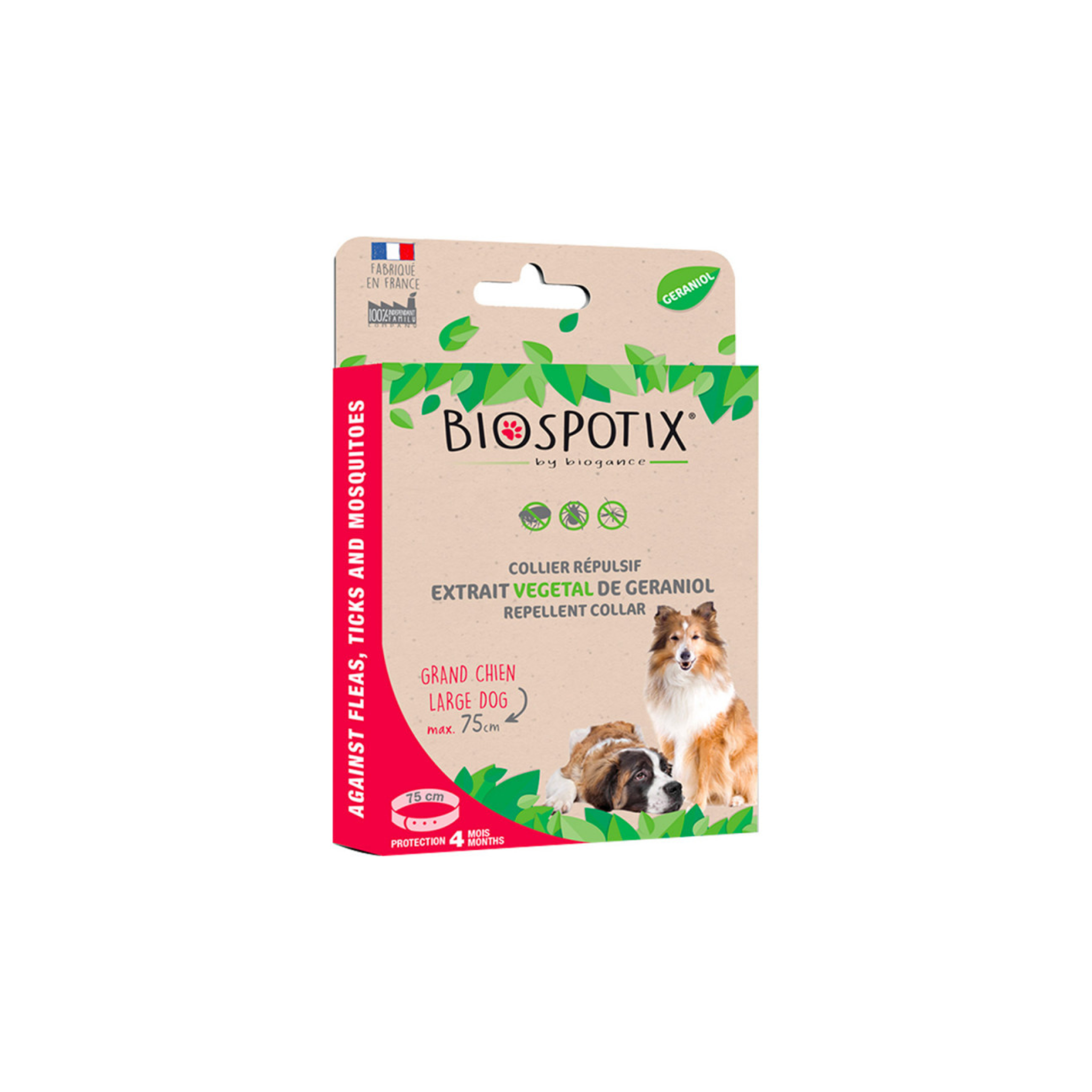 BIOSPOTIX Collier RGpulsif Grand Chien (Large Dog collar) L-XL