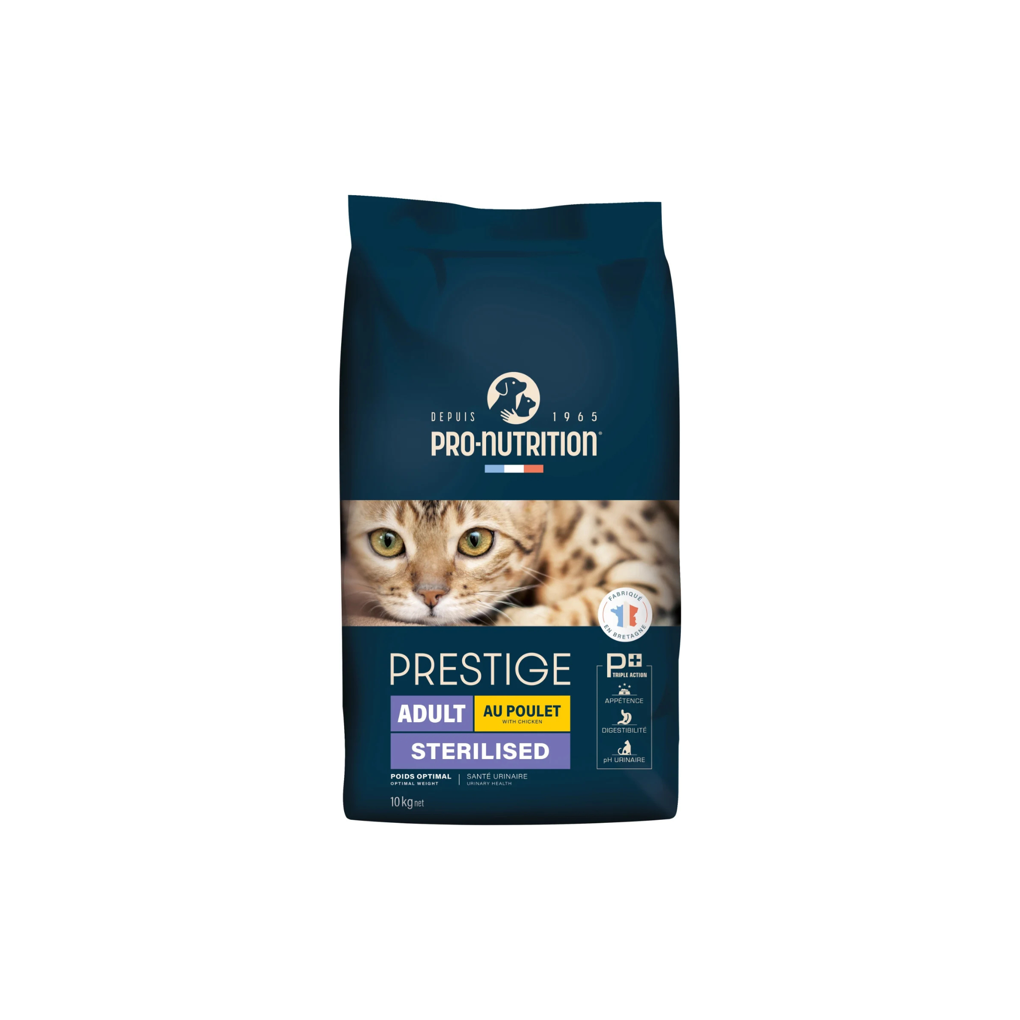 Crocktail Croquettes Chat Adulte Stérilisé au Poulet 10 kg