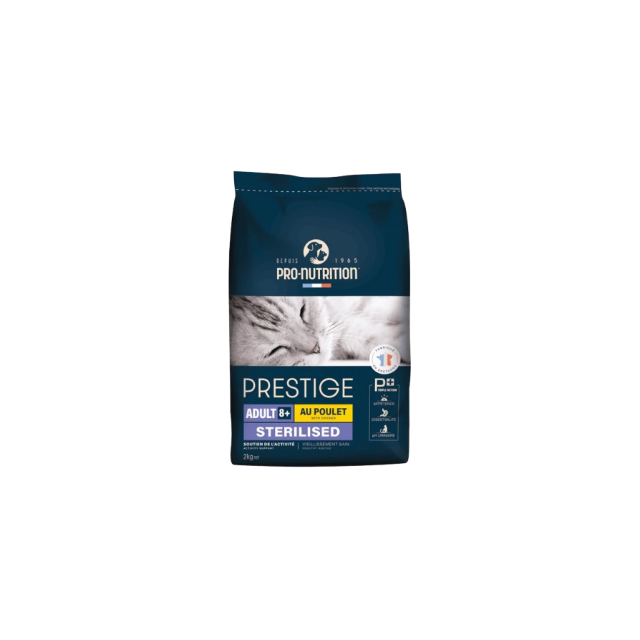 Crocktail Croquettes Chat Senior 8+ Stérilisé au Poulet 2 kg